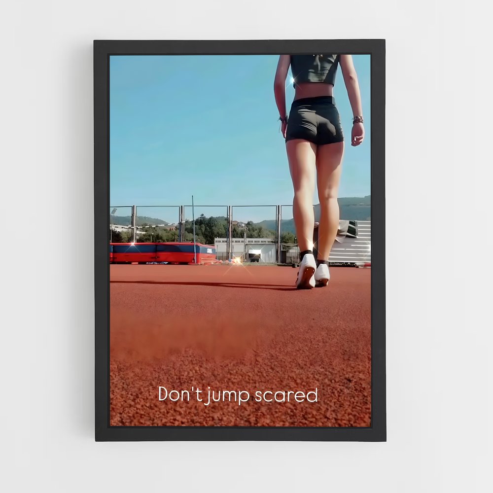 Poster En Plein Saut – affiche Athlétisme (vue 2)